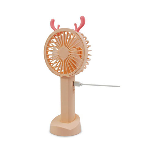 Mini ventilator portabil cu suport pentru telefon si 2 trepte de viteza